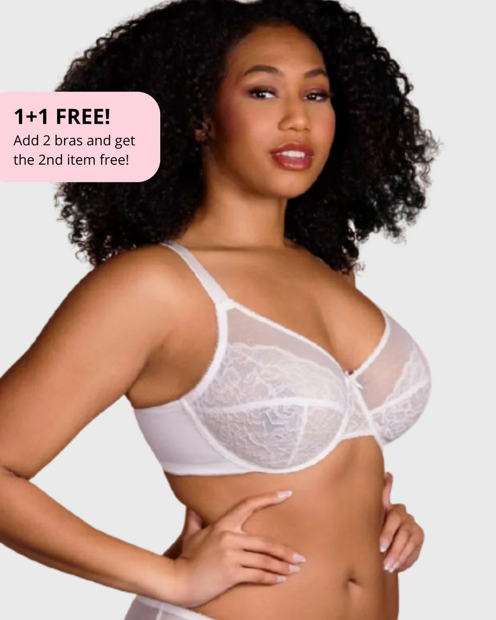 Glyssa Lifted Lace Minimizer Bra