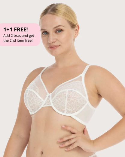 Glyssa Lifted Lace Minimizer Bra