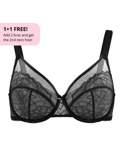 Glyssa Lifted Lace Minimizer Bra