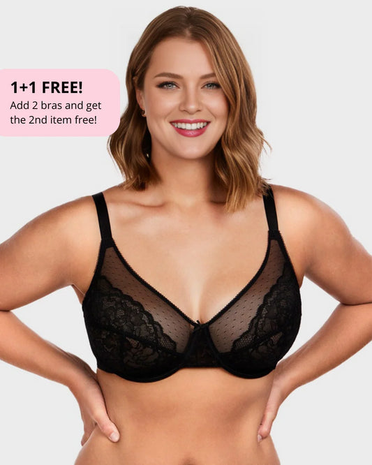 Glyssa Lifted Lace Minimizer Bra